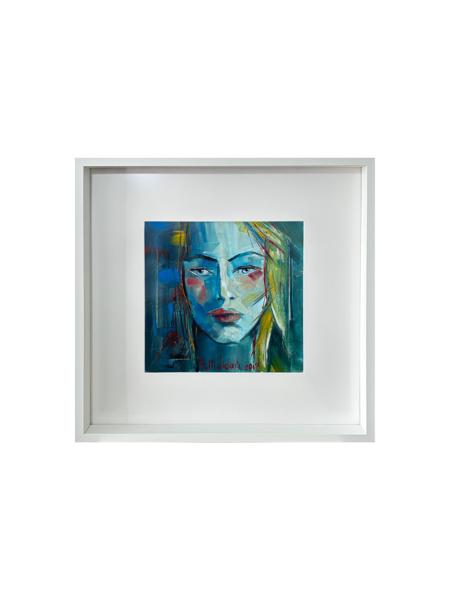 #: 12024060041<br>Subject: Portrait<br>Size: 52X52 cm<br>Frame: Framed<br>Medium: Oil Painting on Canvas<br>Year: 2017<br><FONT color=red>Sold</FONT>